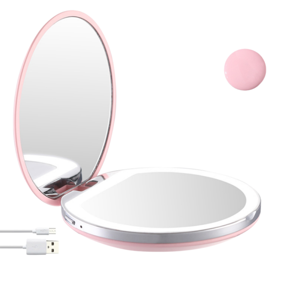 Compact LED Makeup Mirror